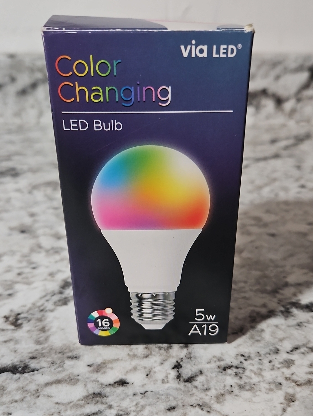 VIA Led Colour Changing LED Bulb 5Watt/A19